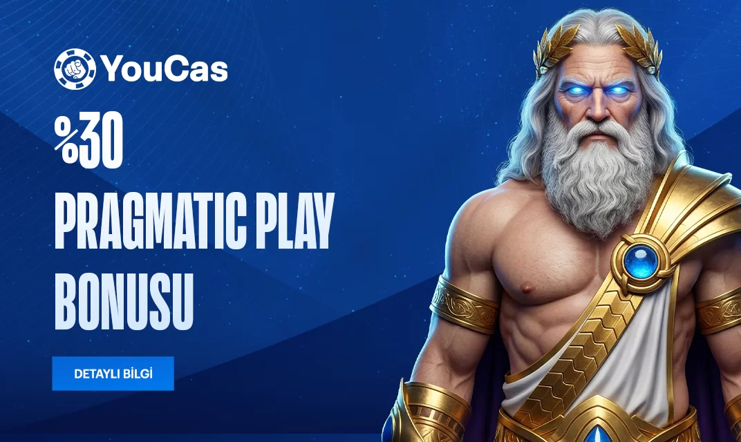 YouCas %30 Pragmatic Play yatırım bonusu